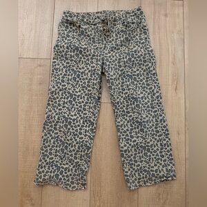 American eagle leopard Print Jeans stovepipe